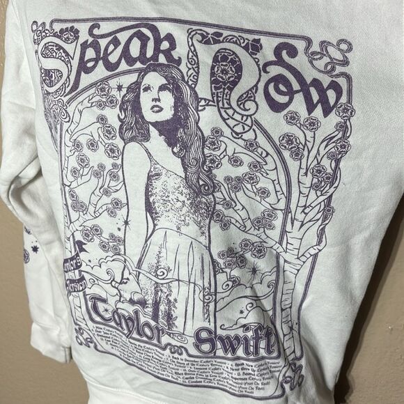 Taylor swift speak now Taylor’s version pullover graphic sweatshirt xs tracklist - Picture 2 of 5